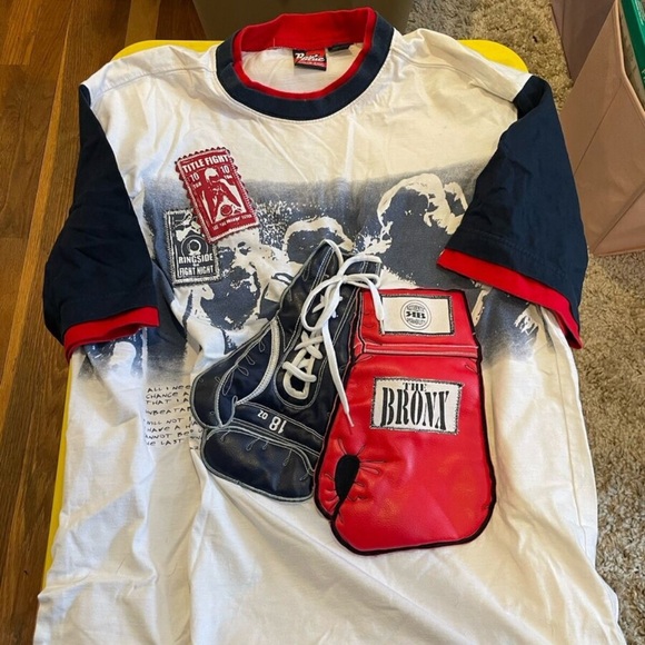 Raw Blue 3D Boxing Gloves Sleeveless Shirt. - Picture 11 of 11